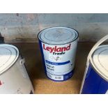 4.62L OF LEYLAND TRADE VINYL MATT ULTRA DEEP BASE PAINT