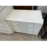 WHITE 3 DRAWER UNIT