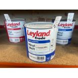 2.5L OF LEYLAND TRADE WALLS AND CEILINGS VINYL MATT PASTEL BASE PAINT