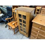 PINE STORAGE CABINET