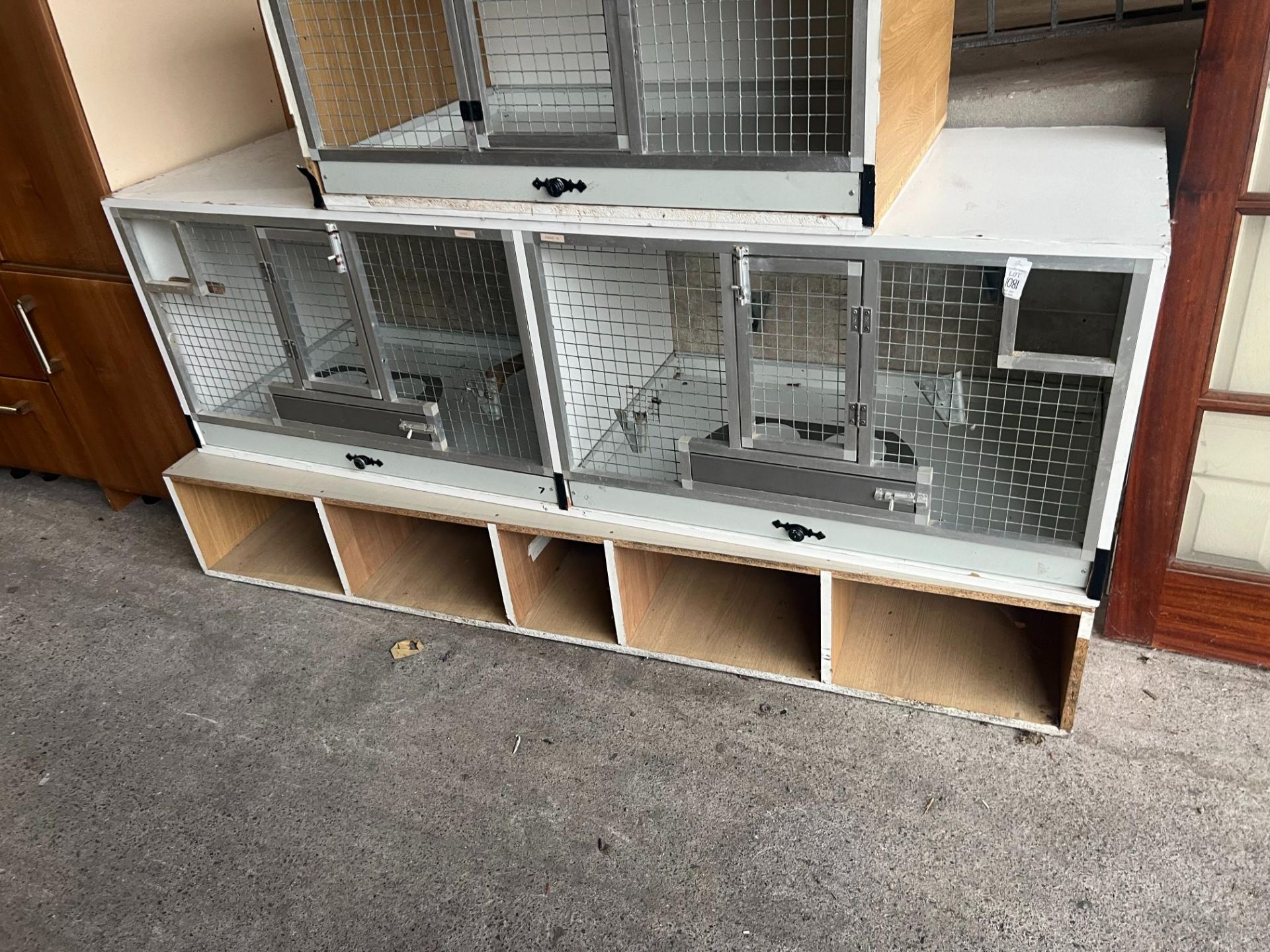 ALUMINIUM FRONTED PARROT CAGE (DOUBLE)