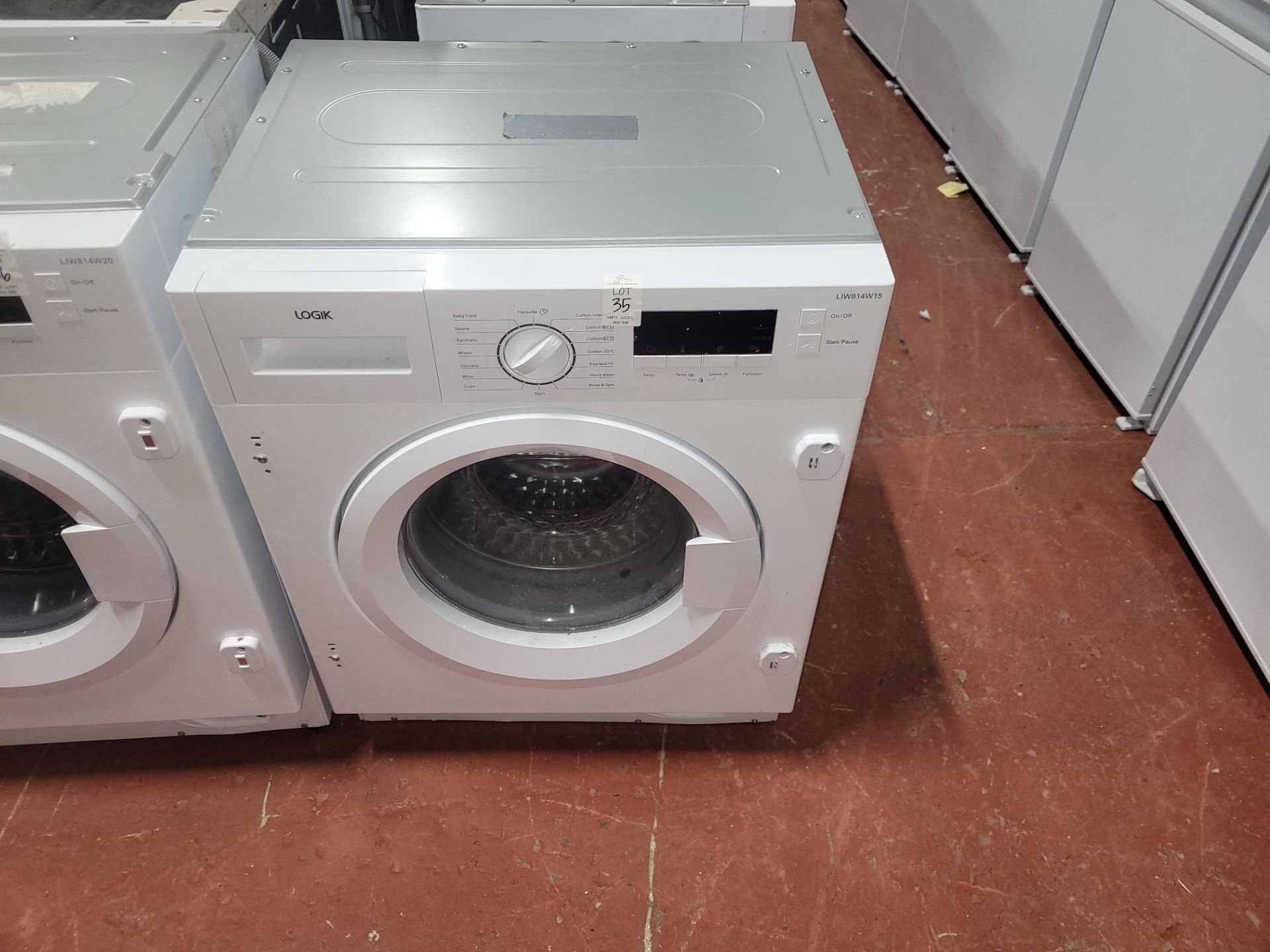 LOGIK LIW814W15 INTEGRATED WASHING MACHINE - Image 2 of 2