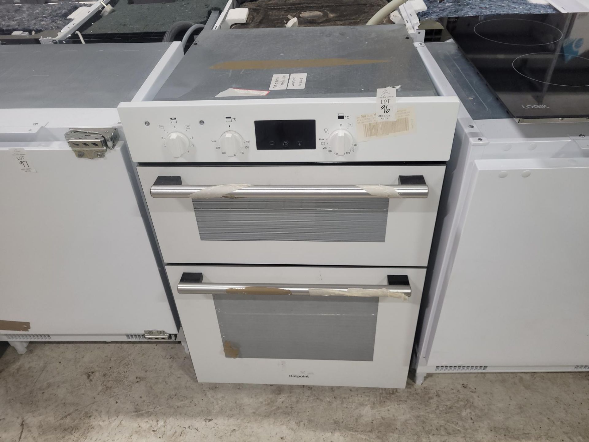 HOTPOINT BUILT IN DOUBLE OVEN - Image 2 of 2