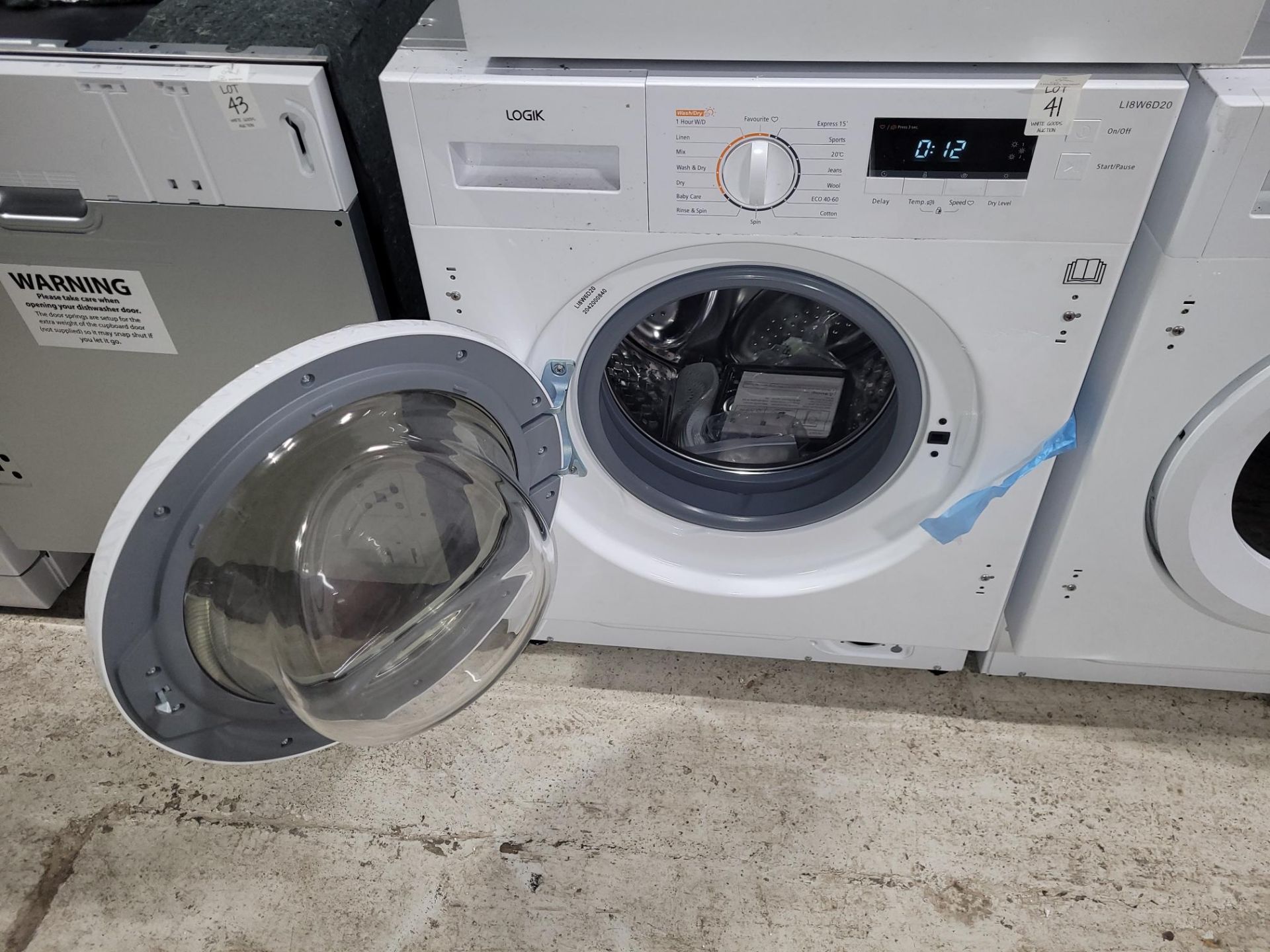 LOGIK LI8W6D20 WASHING MACHINE