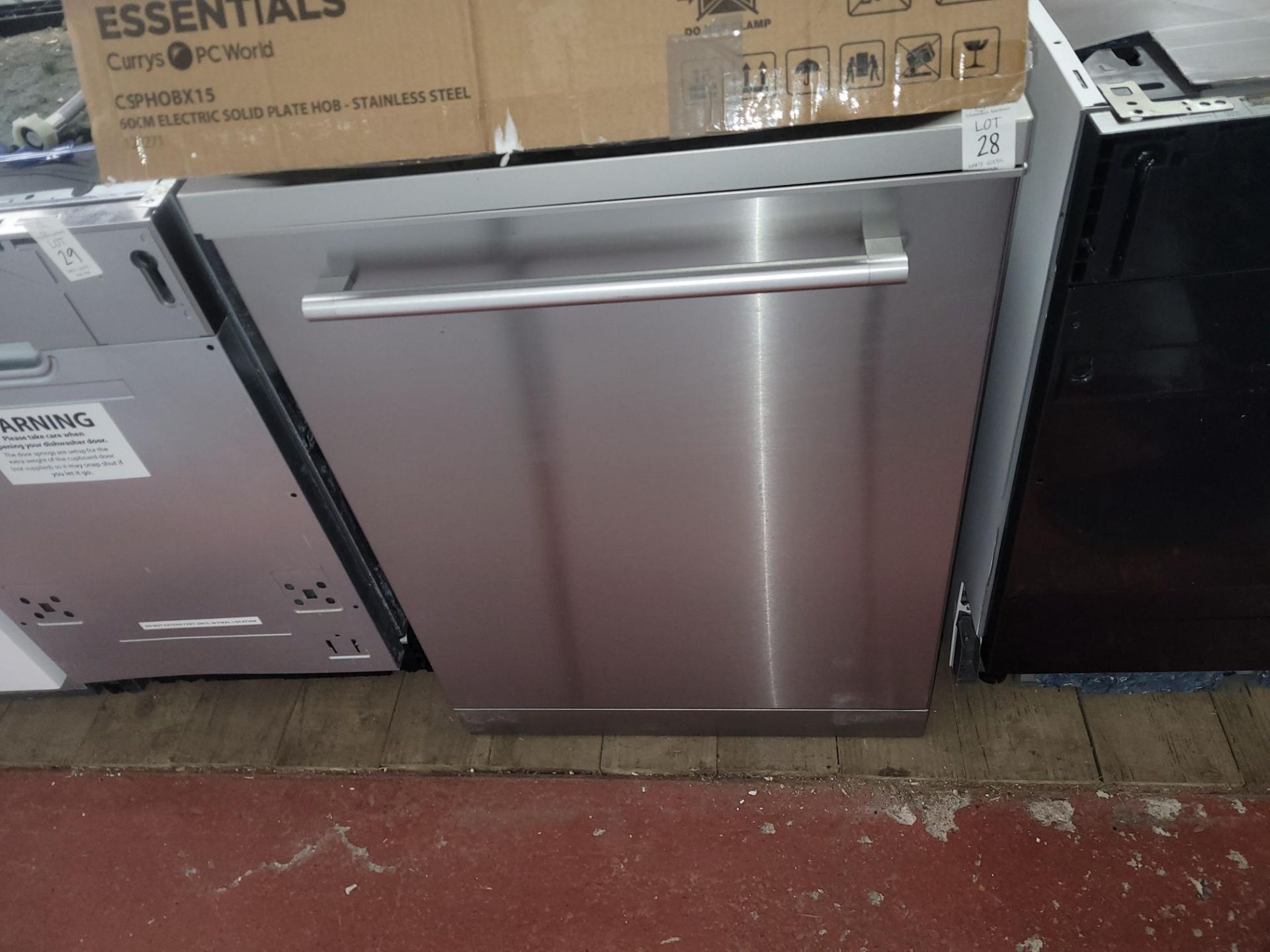 KENWOOD KDW60X20 SILVER FREESTANDING DISHWASHER - Image 2 of 2