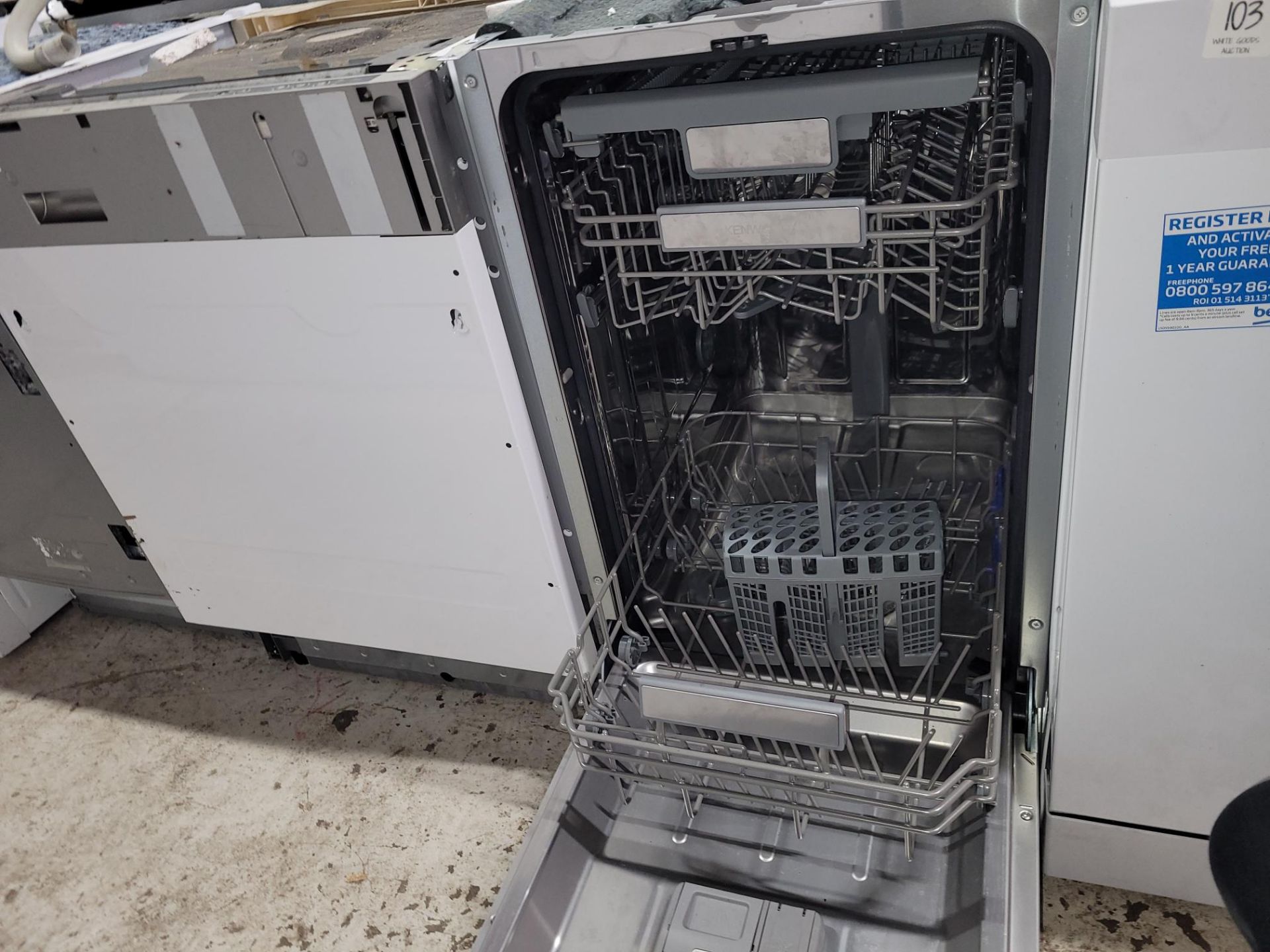 KENWOOD KID45S20 INTEGRATED DISHWASHER