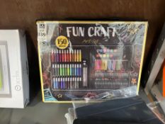 FUN CRAFT 150PC ART SET