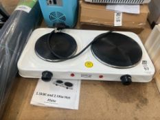 WHITE 2-RING HOTPLATE (NEW)