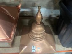 SOLID COPPER LAMP TOPPER