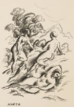 Hartha, Felix Albrecht(1884-1967)Bathing Womenlithographysigned in the plate lower leftsheet size: