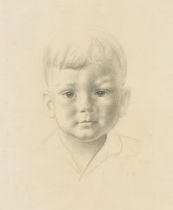 Hepperger, Johannes(1894-1964)Portrait of a Boy, 1952graphite on papersigned and dated lower