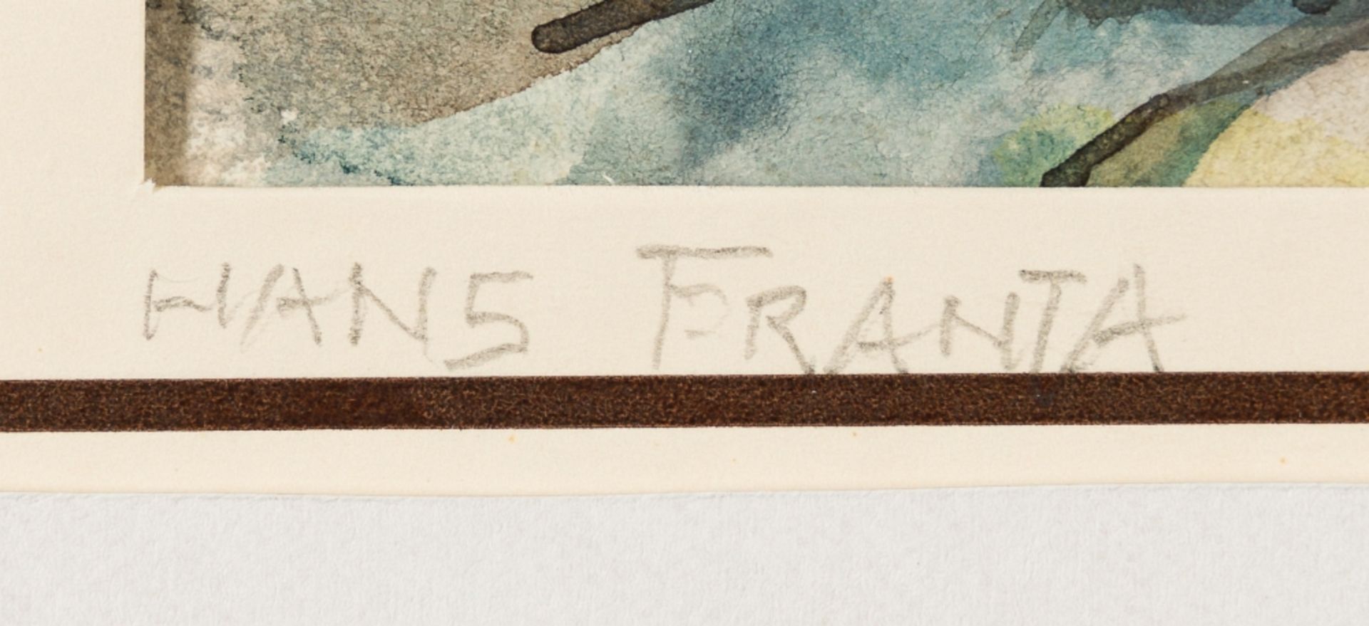 Franta, Hans(1893-1982)Dead Citywatercolourmonogrammed lower left, signed lower left and titled - Image 3 of 4