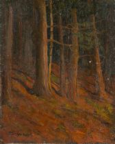 Singer, Franz(1886-1954)In the Woodsoil on canvassigned lower left20,1 x 16,1 inwith frame