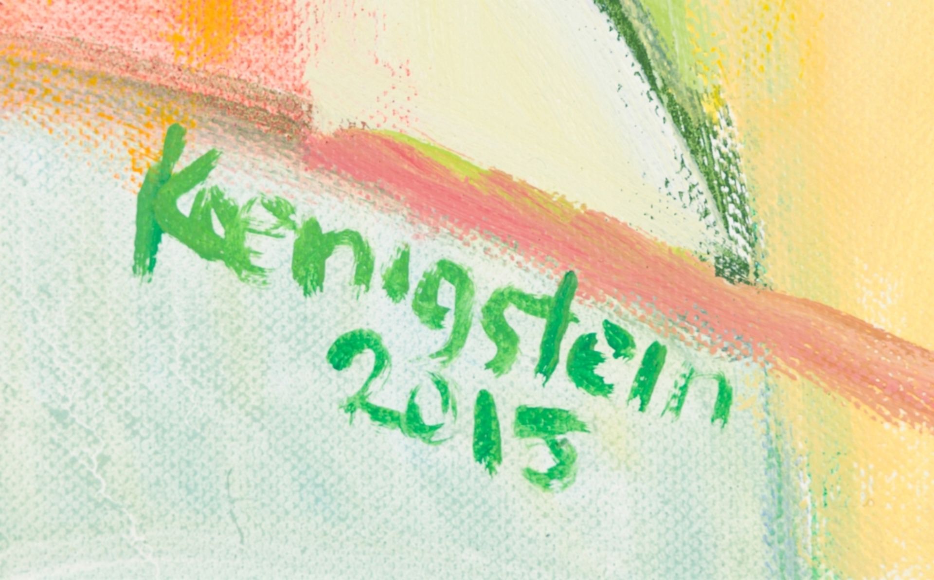 Königstein, Georg(*1937)Mountain Village, 2015oil on canvassigned and dated lower right, verso - Image 5 of 5