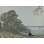 Brendel, Karl Alexander(1877-1945)Sommer Eveningcoloured woodcutsheet size: 17,7 x 22 in , plate