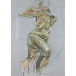 Markovich, Milan(*1959)Female Nude Movingacrylic on canvassigned lower right63 x 45,3 inThis piece