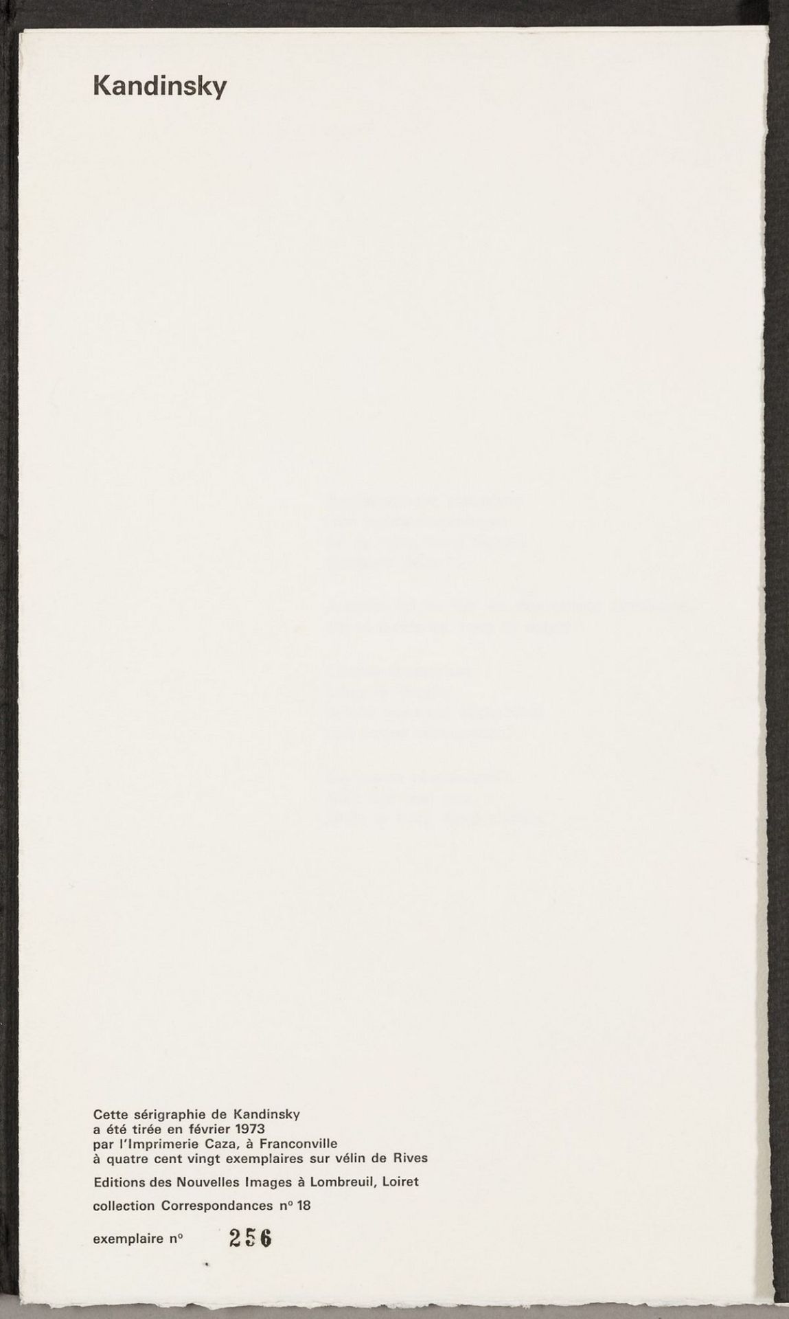Kandinsky, Wassily(1866 - 1944)Composition, II. 1973serigraphynumbered: Nr. 256closed: 12,8 x 9,8 - Image 3 of 7