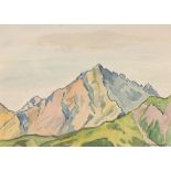 Hofmann, Egon(1884 - 1972)Mountain Viewwatercoloursigned lower right8,2 x 11,7 in