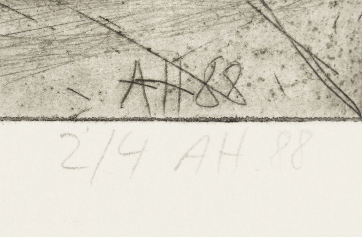 Henning, Anton(*1964)Untitled, 1988etchingmonogrammed, dated and numbered: 2/4 lower rightsheet - Image 3 of 3