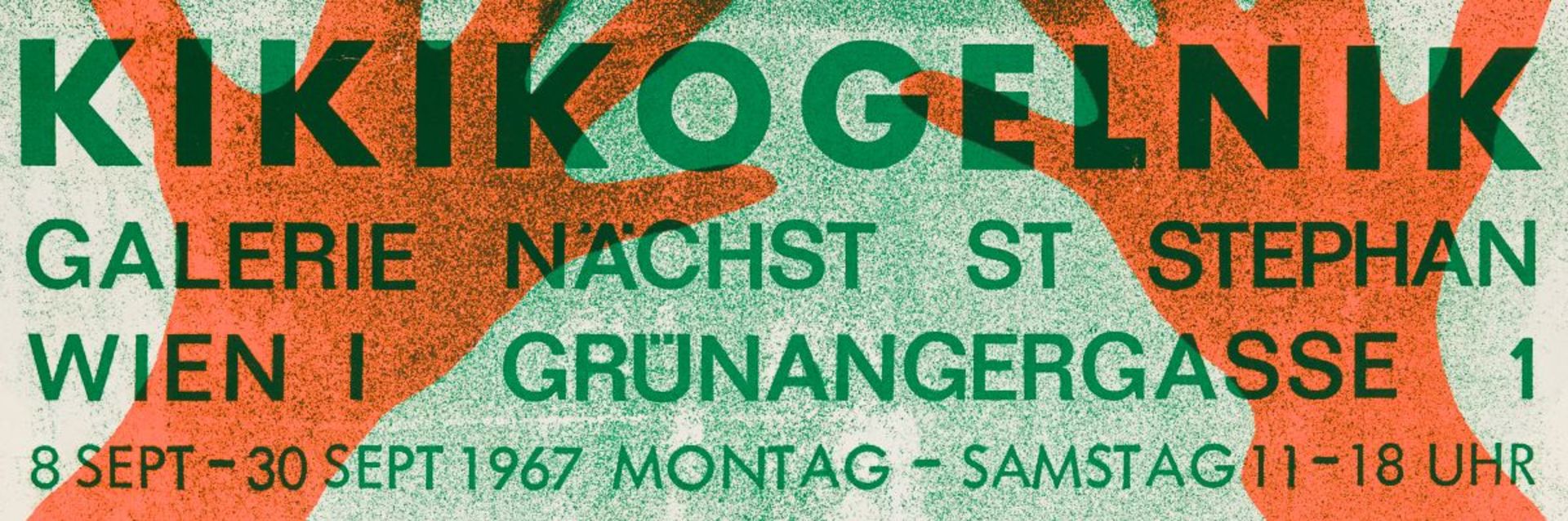 Kogelnik, Kiki(1935 - 1997)Exhibition Poster from Galerie Nächste St.Stephan, 1967colour - Image 2 of 3