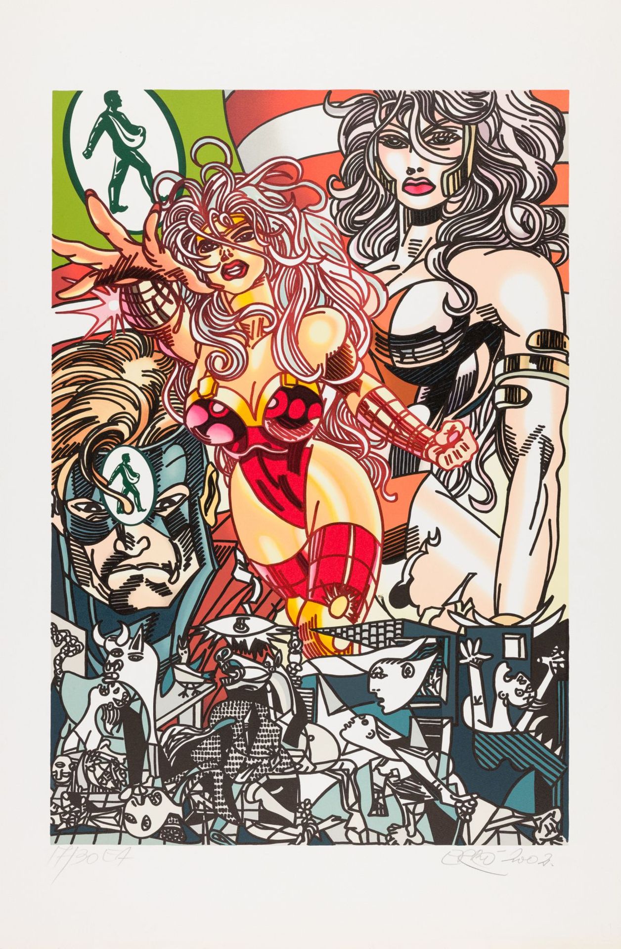 Erró(*1932)Wonder Woman, 2002serigraphysigned and dated lower right, numbered lower left: 17/30 - Image 2 of 4