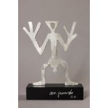 Penck, A.R.(1939 - 2017)Untitledsteel sculpture on high gloss basesignature and E.A. imprint on