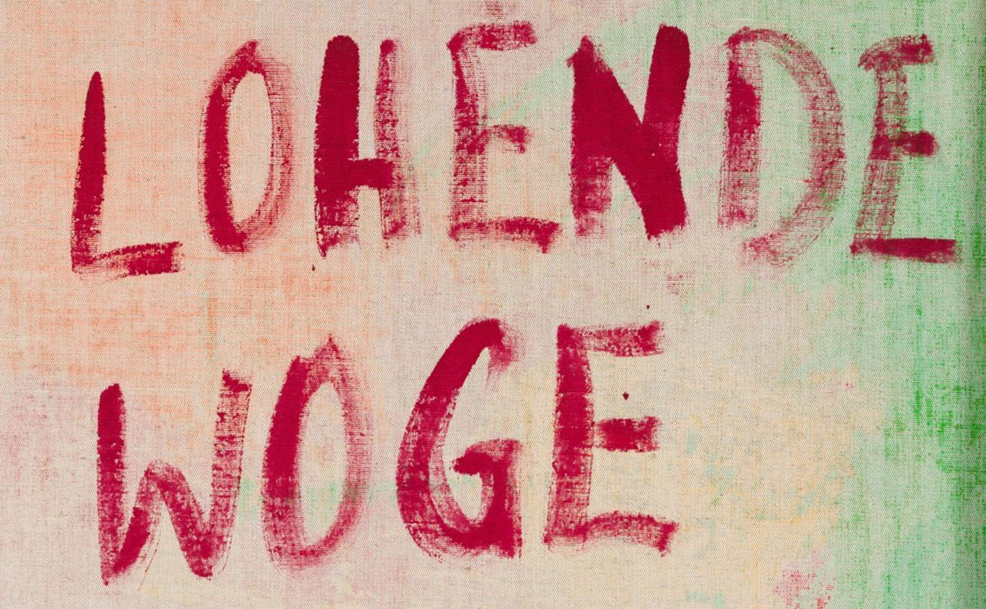 Ona B.(*1957)Lohende Woge, 1998acrylic on canvassigned, dated and titled verso85,8 x 56,1 inOna B. - Image 3 of 4