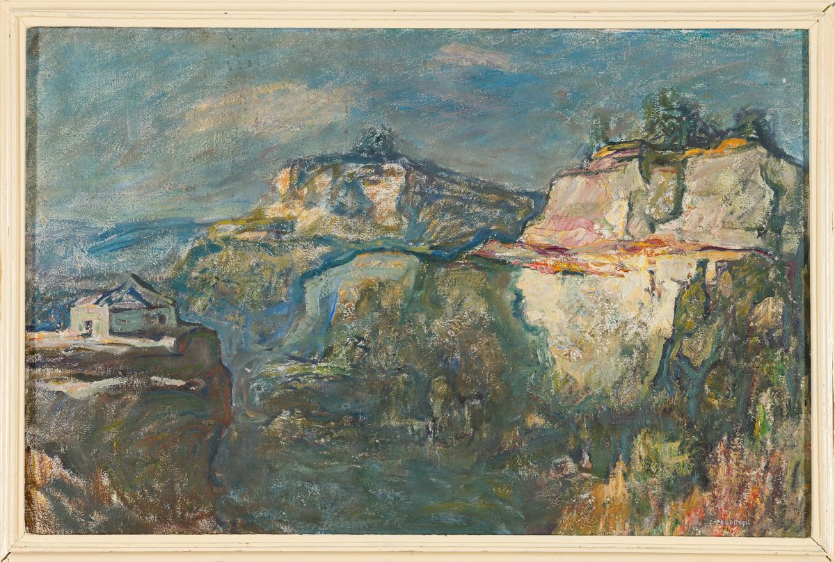 Zerritsch, Fritz(1888 - 1985)Old Stone Quarry, Burgenlandoil on canvassigned lower right20,1 x 30, - Image 2 of 7