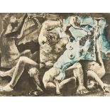Picasso, Pablo(1881 - 1973)Bacchanale, 22.9.1955colour lithographplate size: 15,6 x 20,7 in /