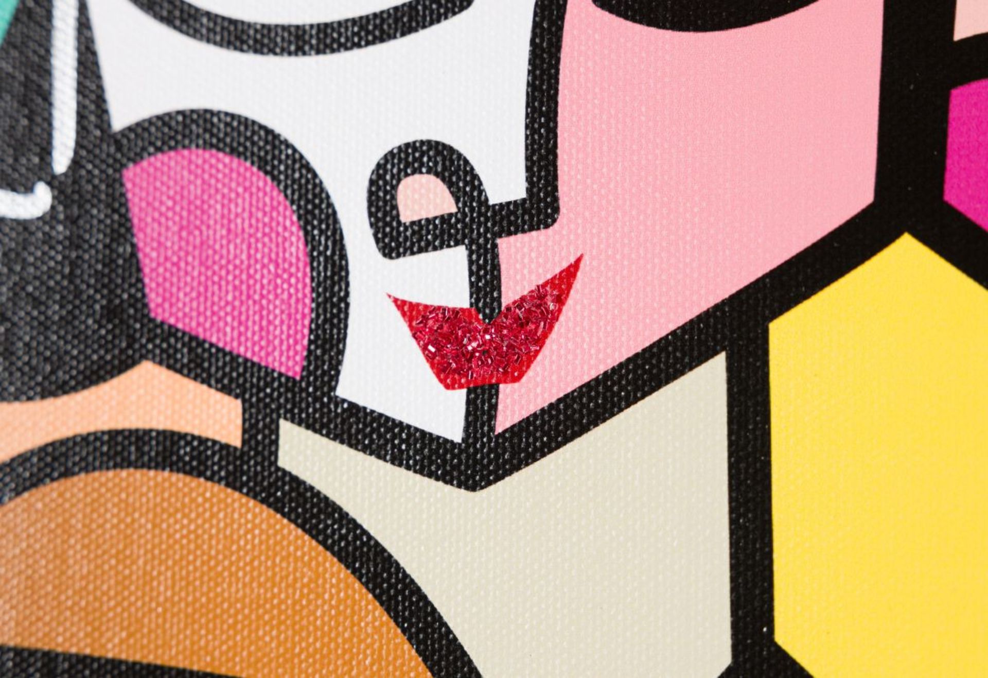 Britto, Romero(*1963)Couple, 2009serigraphy (hearts applied with permanent marker, glitter on the - Image 4 of 6