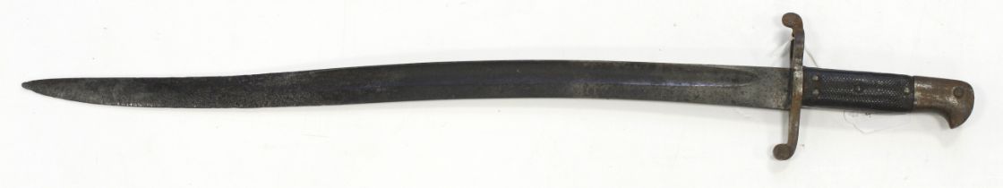 Bayonet scarce 1864 pattern Whitworth with round bayonet lug.