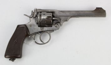 Great War Webley MkVI Service Revolver, frame stamped "Webley MkVI Patents 1916". W/D and issue