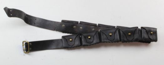 Boer War / World War I Pattern 1901 (Land) 50 x .303 Bandolier, with x10 pockets each for x5 .303