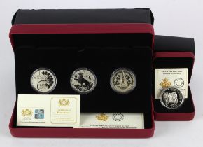 Canada, Royal Canadian Mint cased coins: 2017 Fine Silver 3-Coin Set, Royal Canadian Mint Coin Lore,