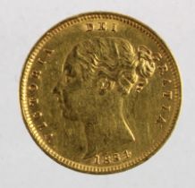 Half Sovereign 1884 VF+