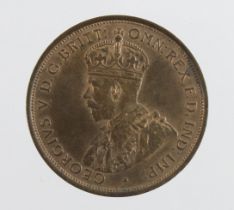 Australia Penny 1911 aUnc with some lustre