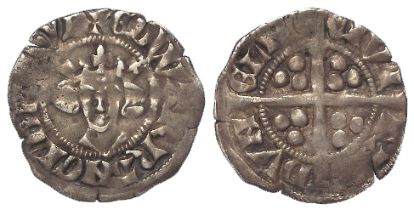 Edward I silver Penny of Durham, 1.16g, toned GF