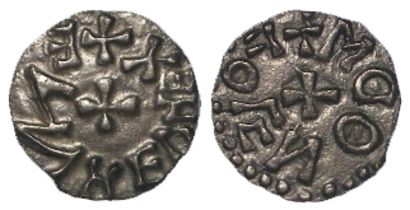 Anglo-Saxon Northumbria, copper Styca of Eanred, moneyer (probably) Fulcnod, legends slightly