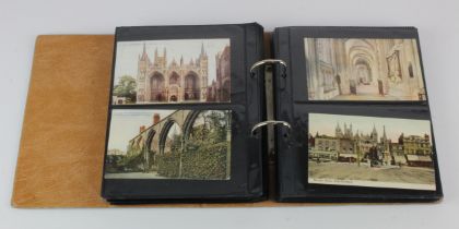 Cambridgeshire, collection in modern binder including street scenes of Peterborough, Wisbech,