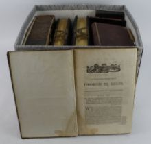 Antiquarian interest. A group of approximately eighteen antiquarian books and albums, including