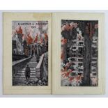 Flames, Cheau de Boesinghe 1915 & Clemont-en-Argonne, french publisher (2)