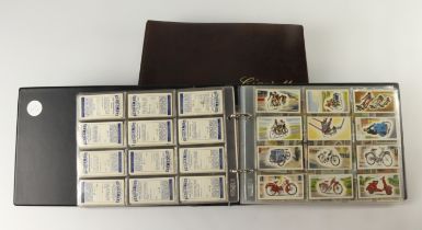 Collection of approx 30 complete trade sets in pages within 2 modern album, issues from Cartledge,