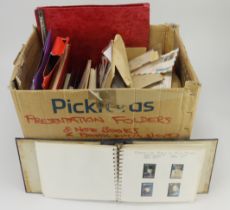 British Commonwealth lot in a pickfords box, main value in stockcards with useful KGVI and early QE2