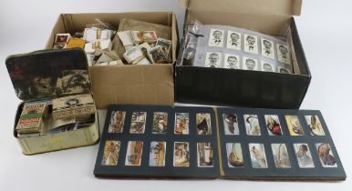 Crate containing quantity sets, part sets & odd cards, better noted (Buyer collects)