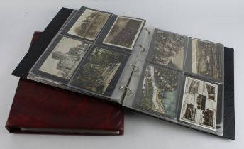 Dorset collection of old postcards housed in two modern binders, street scenes, views etc (approx