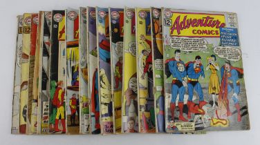 Adventure Comics. A collection of approximately fifteen Adventure Comics, between nos. 294 & 331,