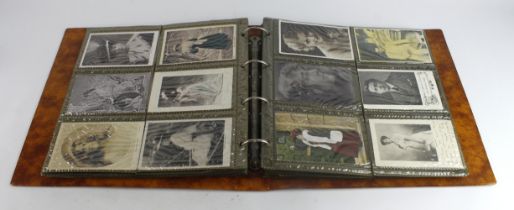 Large modern binder with mostly Edwardian Actresses & Actors, good variety (approx 200+)