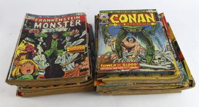 Comics. A collection of approximately sixty mostly Marvel & DC comics, circa late 1960s - 1970s,
