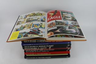 Dan Dare Pilot of the Future Deluxe Collectors edition books, volumes 1 - 12, published by Hawk,