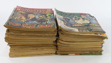 Comics. A collection of approximately seventy-five comics, mostly circa 1960s, publishers include